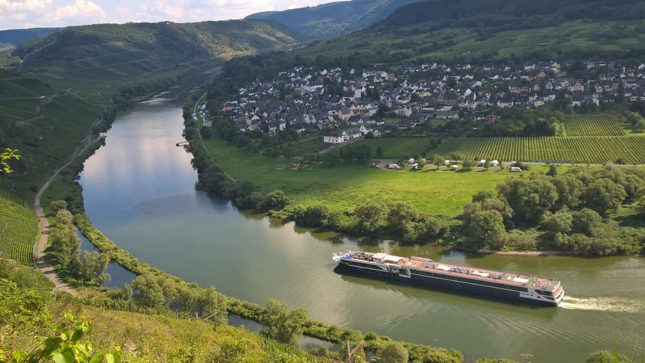 Ferienwohnung Mosel Ausblick Zell Exterior foto