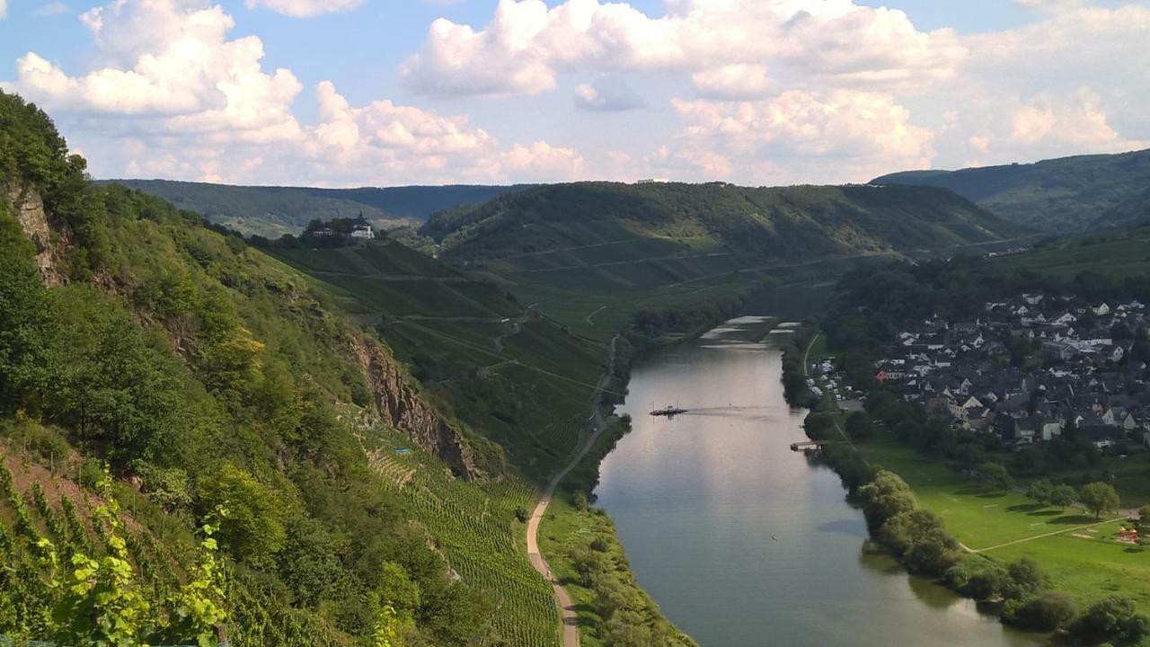 Ferienwohnung Mosel Ausblick Zell Exterior foto